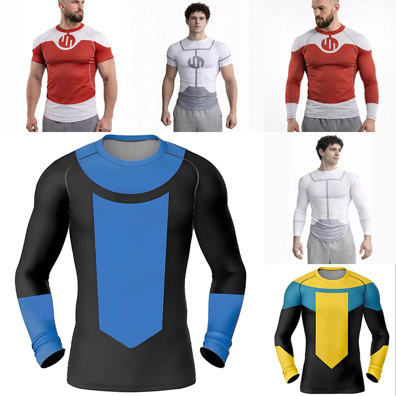 Anime Merchandise Men - New Invincible Cosplay Rash Guard Diving