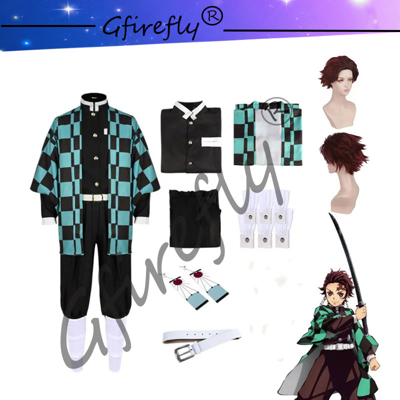 Kamado Tanjirou Cosplay Costum - Cosplay Prop Sword ulasan dan harga