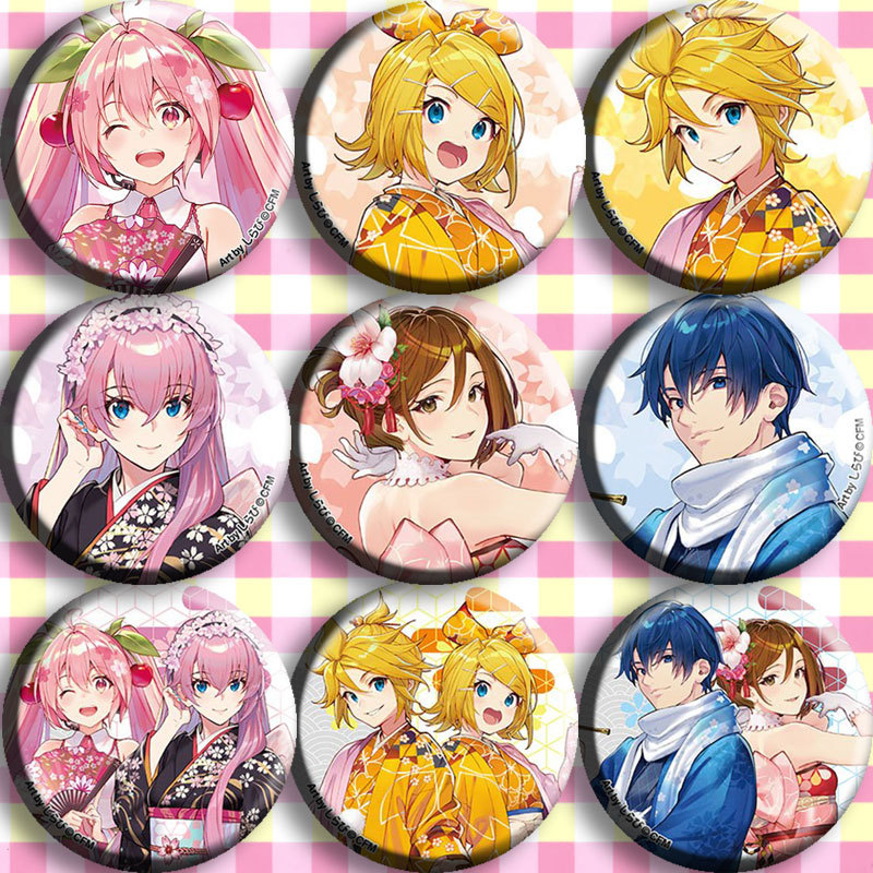 Hatsune Miku Anime Badge Pin S - Anime Merchandise Types ulasan dan harga