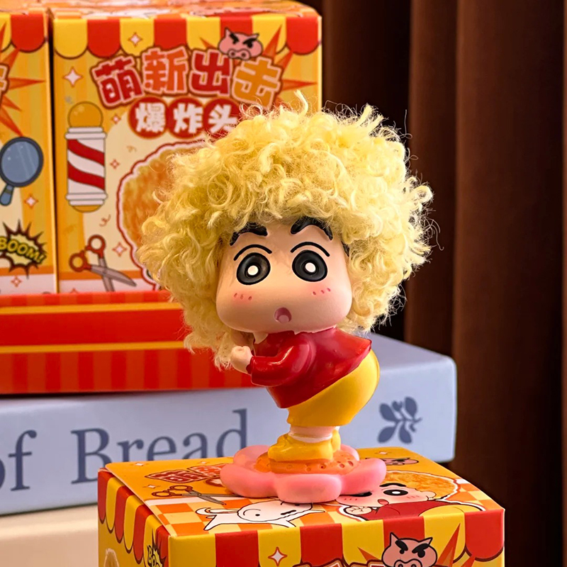 Newbie Attack Afro Crayon Shin - Anime Merchandise Men ulasan dan harga