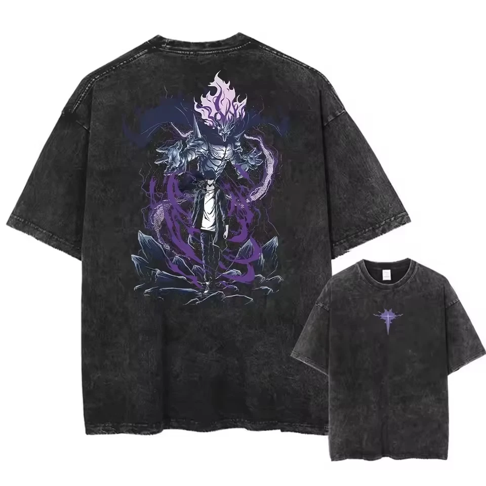 Washed Anime Solo Leveling Gra - Anime Merchandise Solo Leveling ulasan dan harga