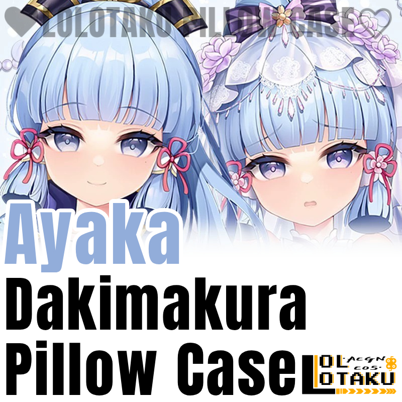 Ayaka Dakimakura Genshin Impac - Body Pillow Cover ulasan dan harga